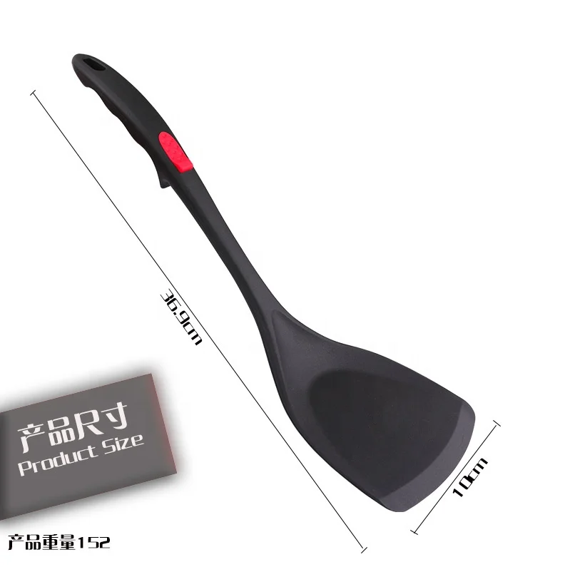 Silicone Spatula,600F High Heat Resistant Premium Silicone Turner,Non-stick Kitchen Fry Spatulas Cooking Utensil