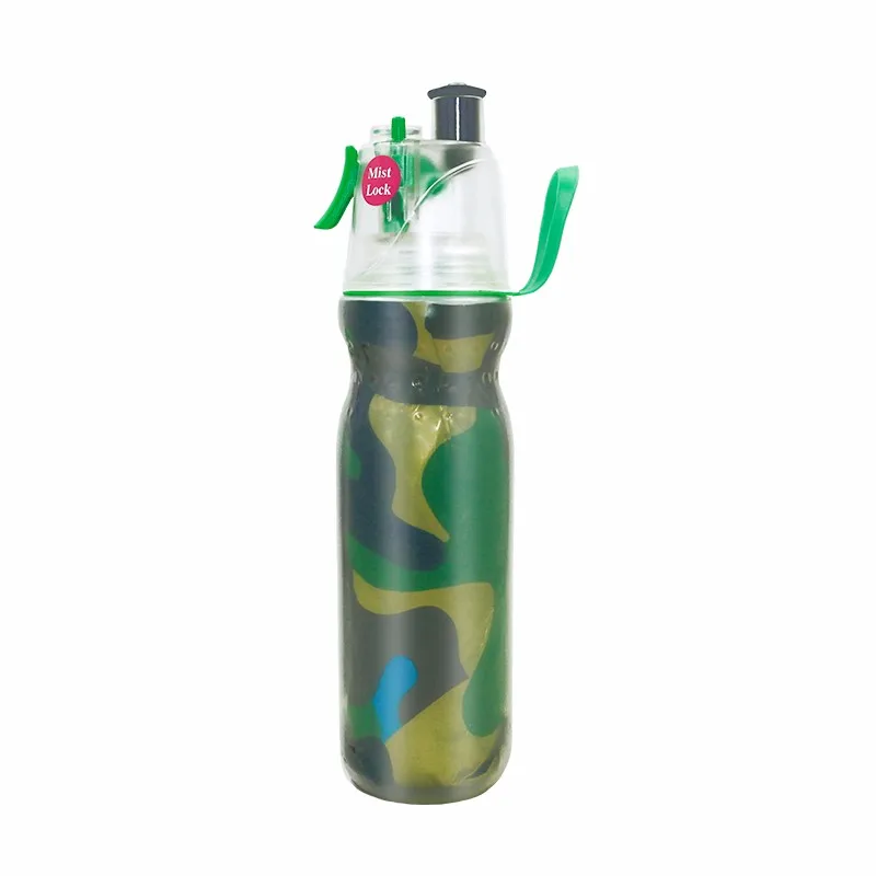 17 oz 500ml BPA Free Keep Cool Insulated Bike Water Bottle sport Spray Mist Squeeze Bottle
