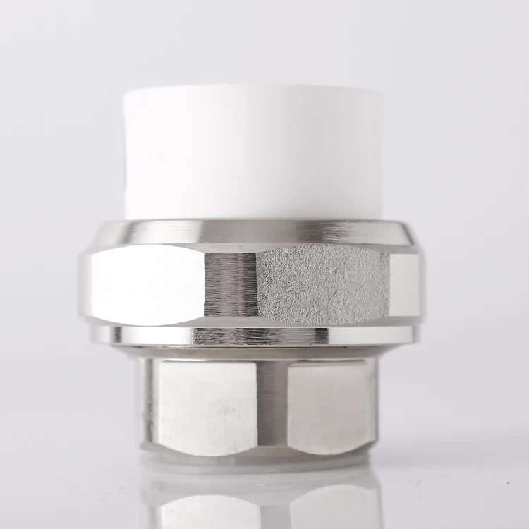 Union PPR pipe fittings Female adapter copper connector plumbing produced Compression Brass thread customizable