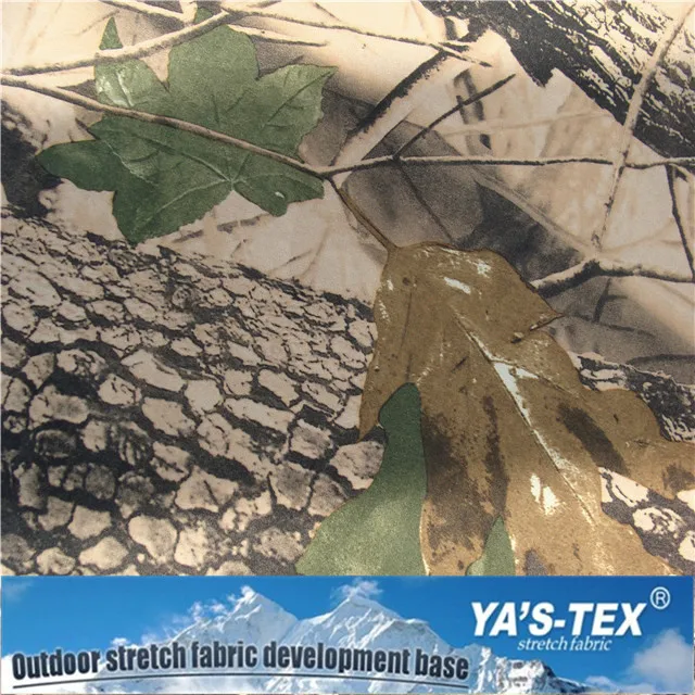 
Woven realtree camouflage polyester waterproof fabric for outdoor sportswear 