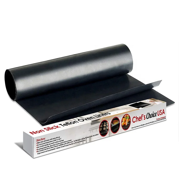 700F  LFGB certificated high temperature 17*25' size non stick oven liner