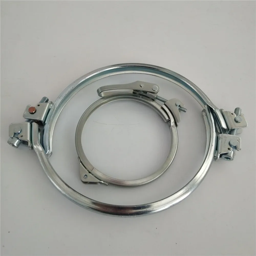 German standard heavy duty clamping ring for pneumatic duct system
