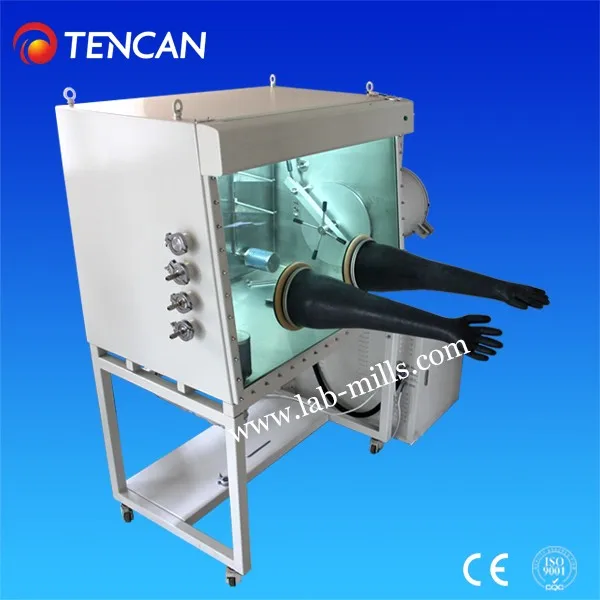 China Tencan GBP800S-2 water and oxygen content less than 1PPM lab purification glovebox