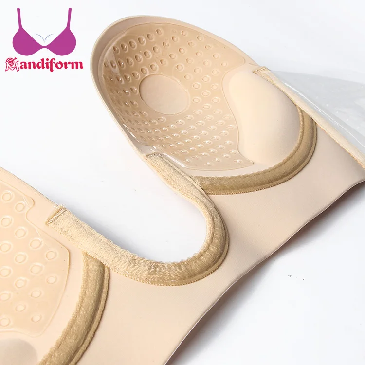 Large Open Thin V Cup A B C D Bras Size Seamless Backless Strapless Deep Plunging Bra Beige Self-adhesive Polyolefin Gel Bra