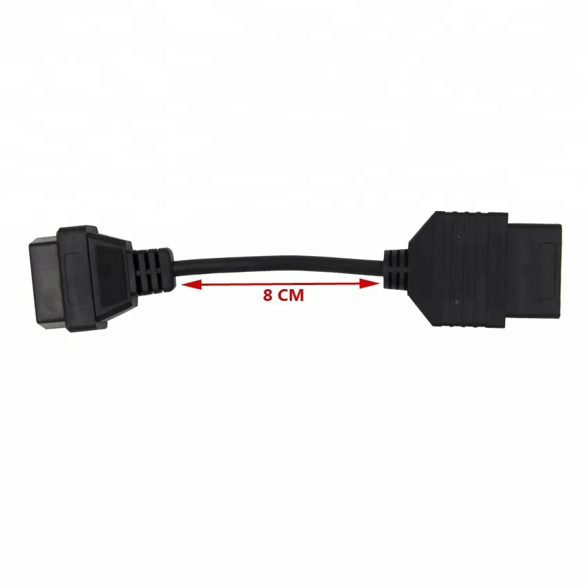 Wholesale Price 17pin Connector obd Cable to Cable OBD2 16pin Adapter for TOYOTA