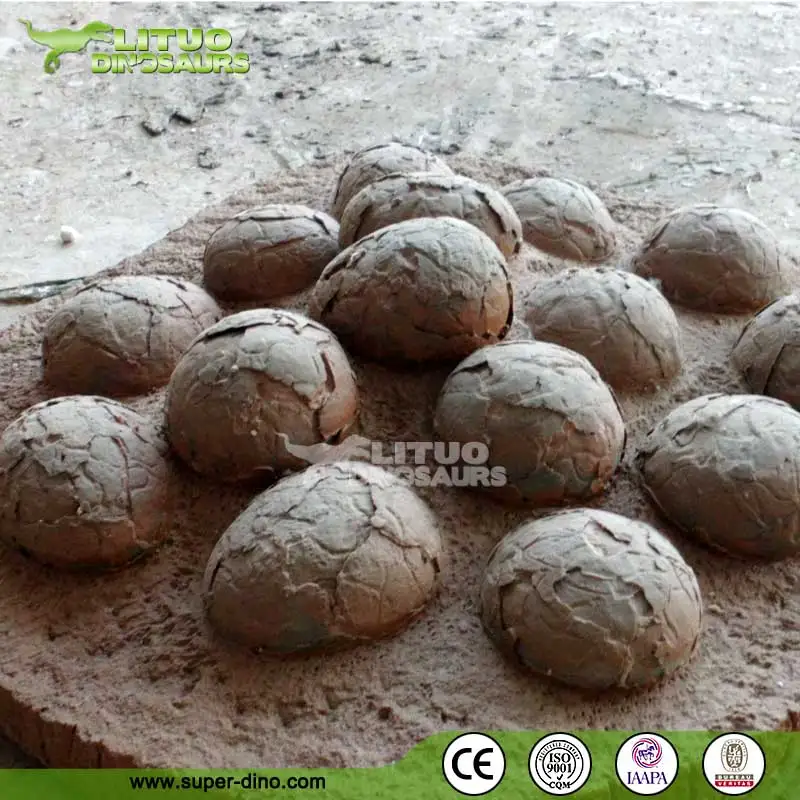 Simulation Dinosaur Fossilized Egg