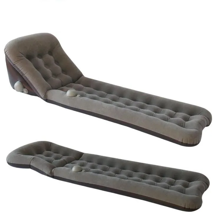 
back support massage mat outdoor relaxing sleeping inflatable air mattress camping mat 
