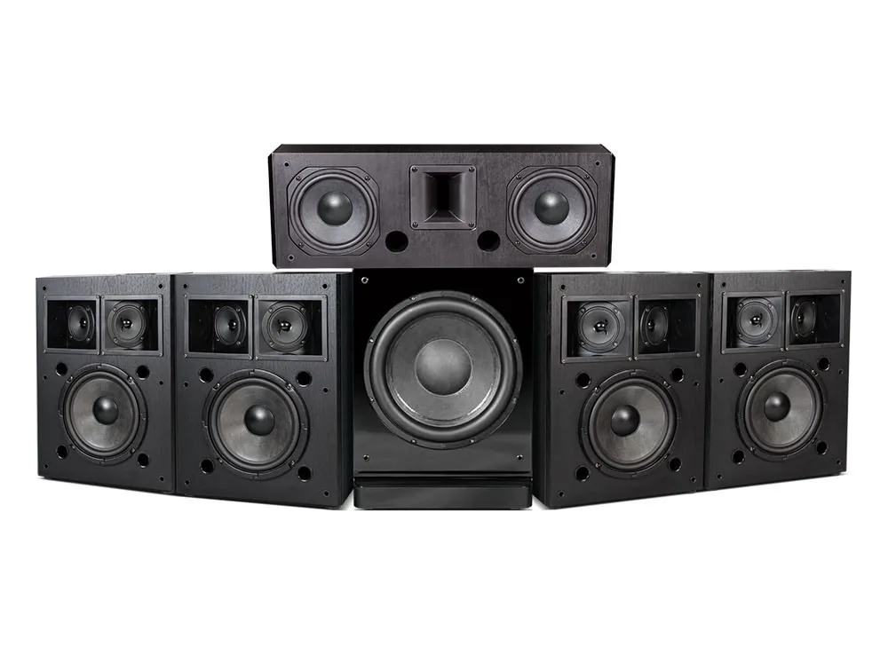 Деревянная акустическая система для домашнего кинотеатра 5.1CH профессиональный дизайн динамика