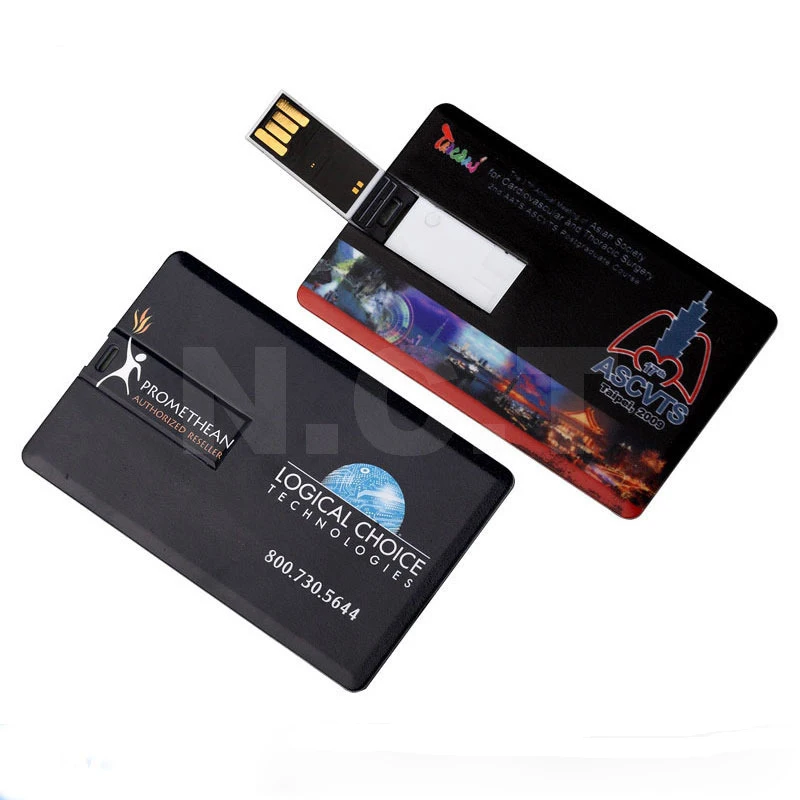 Promotional Gifts Full Color Logo Printing Business Card USB Flash Drive,Credit Card USB Thumb drive,Name Card USB Flash Drive