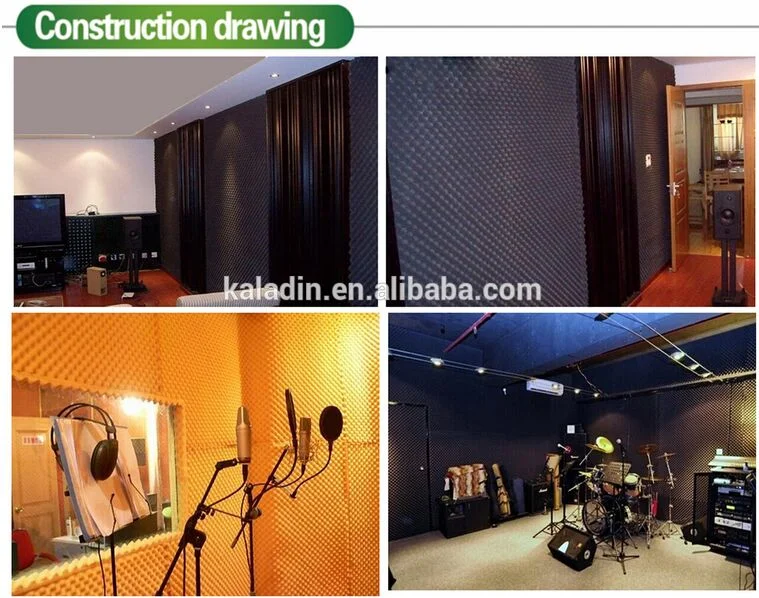 2018 new noise absorbing egg shell foam for KTV studio