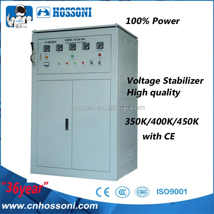 Hossoni компенсируется AVR sbw-450KVA стабилизатор с ce