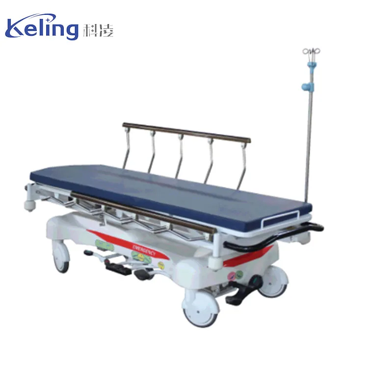 Chair emergency stainless steel hydraulic patient transport stretcher patient trolley (60469339228)
