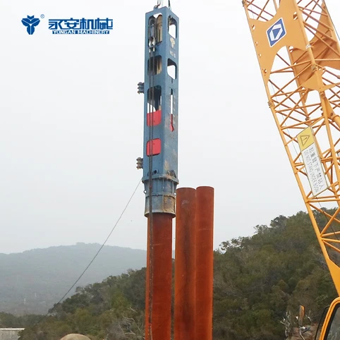Sheet pile Piling machine YC-5 Hydraulic Impact hammer driving hammer