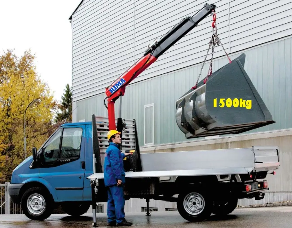 truck with loading crane 0.5/1 ton