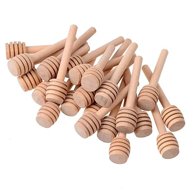  24 шт Mini 3 дюймов деревянные мед