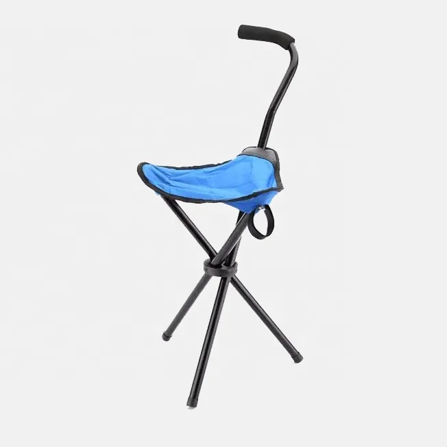 
folding stool walking stick 