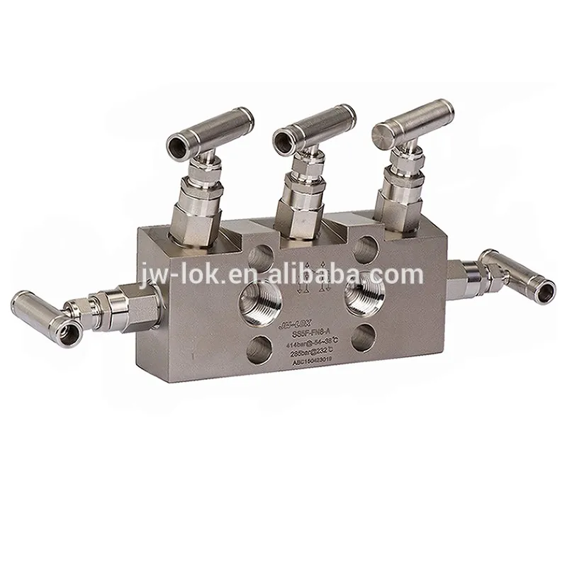 
5-way stainless steel air manifold 