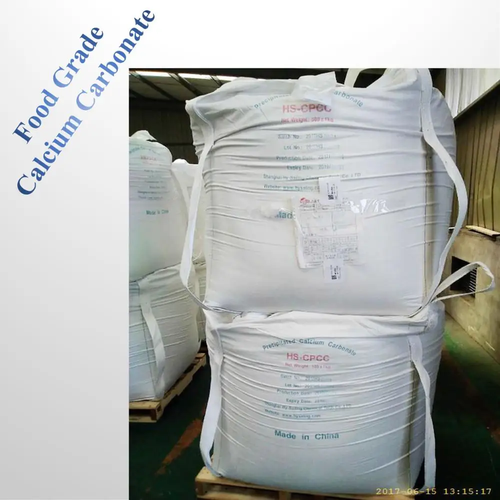 Edible Light Calcium Carbonate for food (1250 mesh)