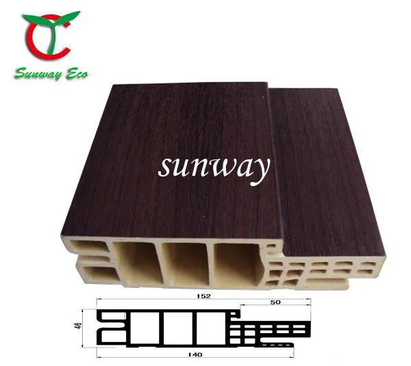 waterproof door frame E type wpc door frame for Israel