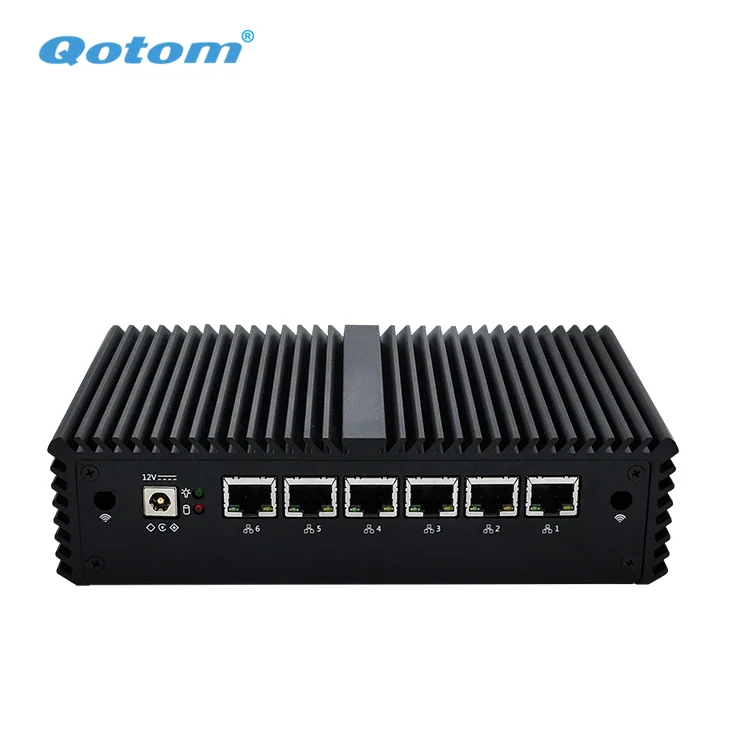  Мини itx брандмауэр сервер 12v Материнская плата 6 4 nic