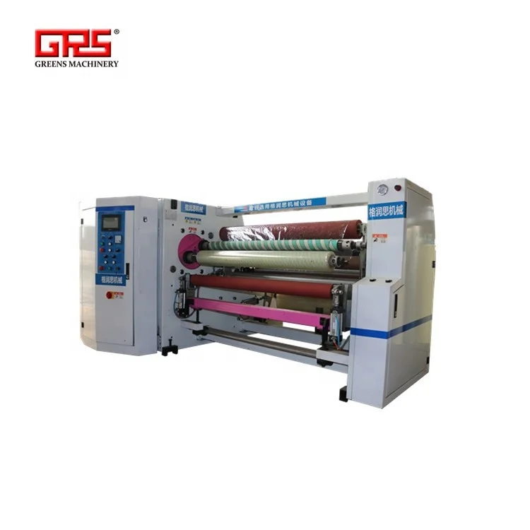 High efficiency  Single and Double shaft auto interchange rewinding machine