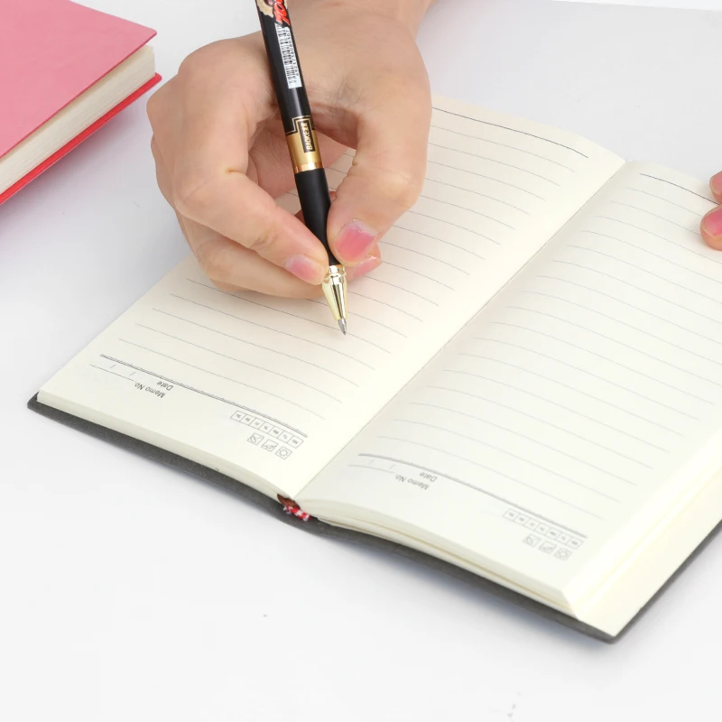 Soft cover A7 calendar notebook custom printed sale travelers leather pocket notebook customized