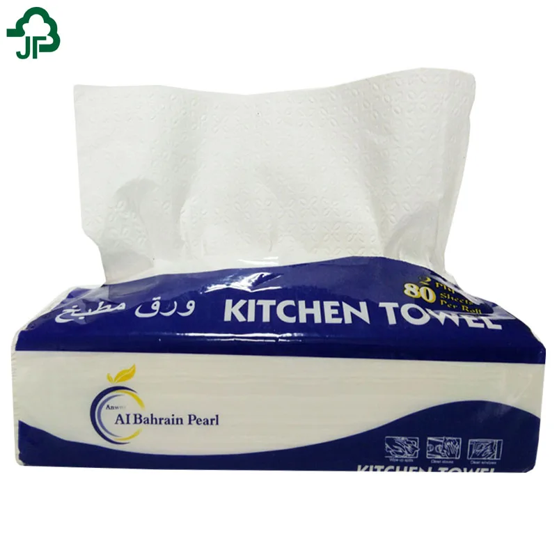 100% Virgin Wood Pulp 2 Ply Facial Tissue Paper Soft Pack