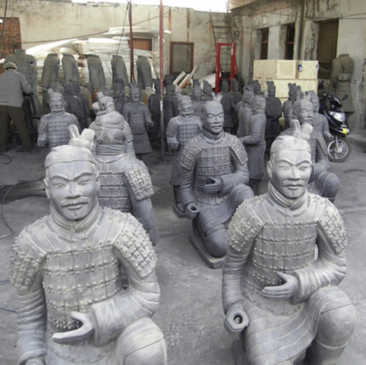 
Life size terracotta warriors statue of Qin din dynasty 