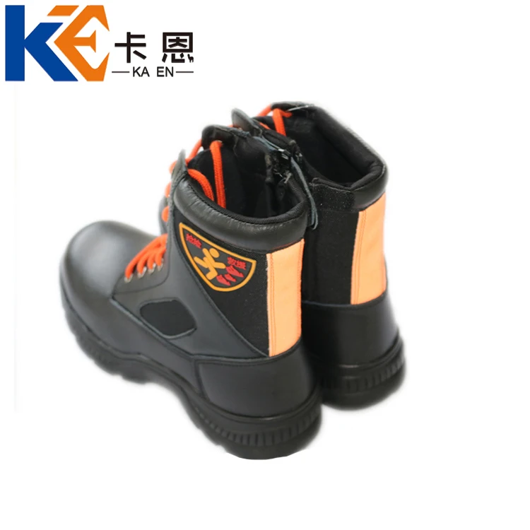New Style Fireman Rescue Leather Boots For Safety Working