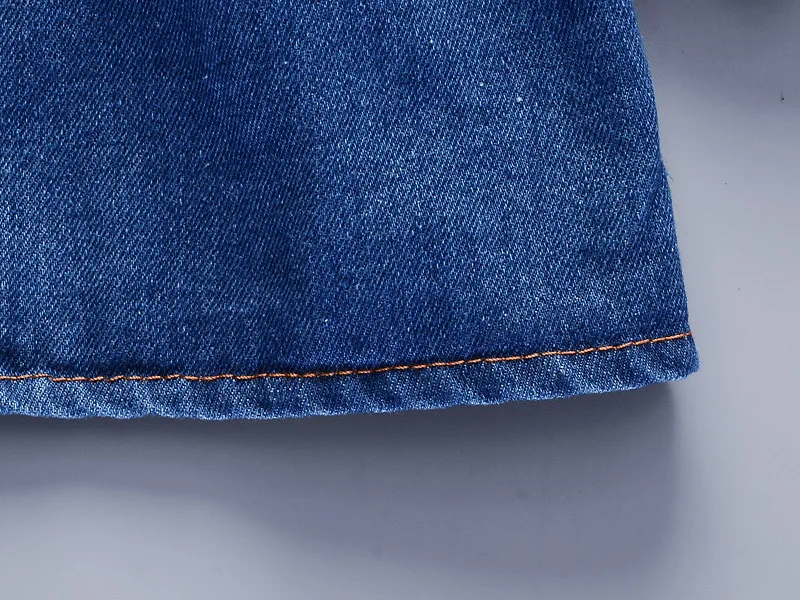 baby girls dress 2018 new fashion spring autumn jeans dress for kids girls long sleeve dress clothing