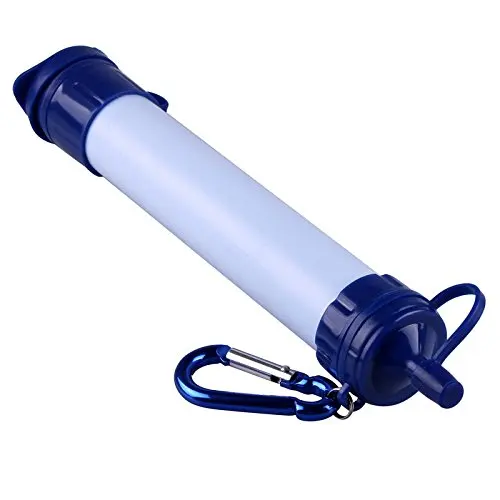 Personal Water Filter Straw Portable Emergency Filtration Purifier for Camping Hiking Travel Survival Backpacking Gear