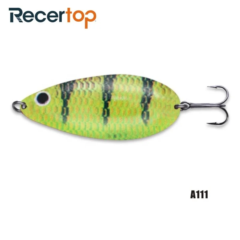 Treble Hook Ultra Light Salmon Fish Lure Fishing Spoon