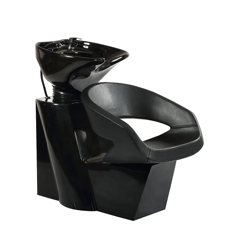 Женская красная чаша для шампуня, кресло, раковина, мебель для салона и зеркало