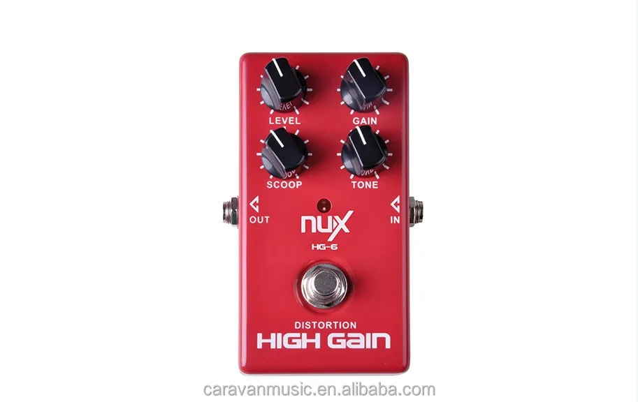 NUX HG-6 high gain guitar effector made in China