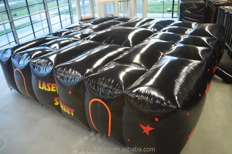 Commercial Inflatable Laser Tag Arena Obstacle Course Game Bounce Maze