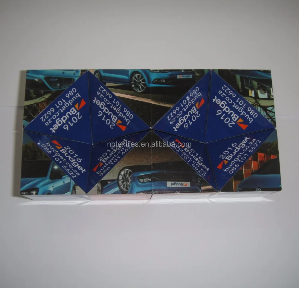 Diamond design folding calendar magic cube 2017 wholesale