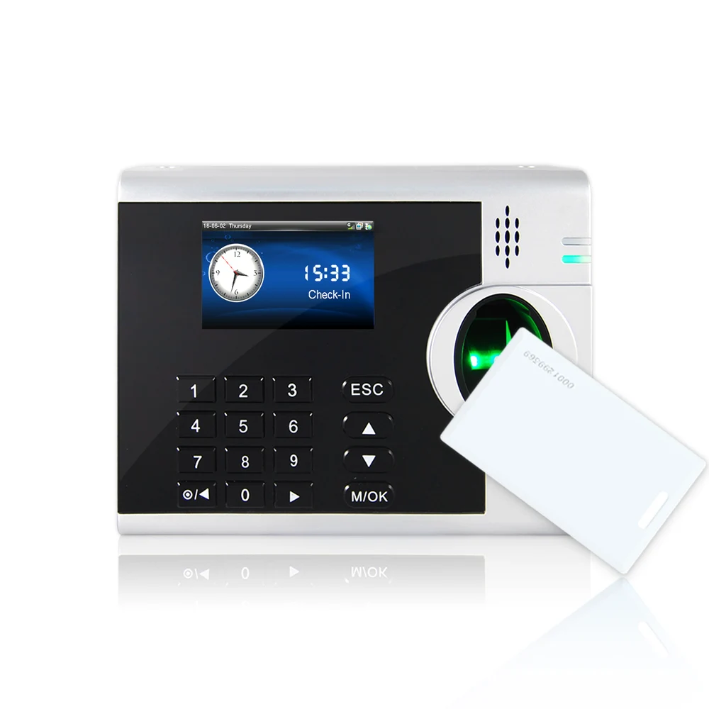 ( Model 3000T-C )  Biometric Fingerprint Time Attendance System with webserver & ADMS function