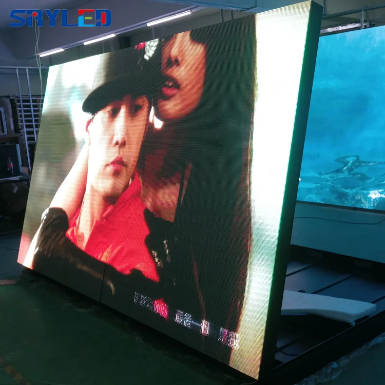 High Brightness P3 P4 P5 Outdoor Wall Mounted Waterproof LED Display Panel Front Service Advertising LED Screen
