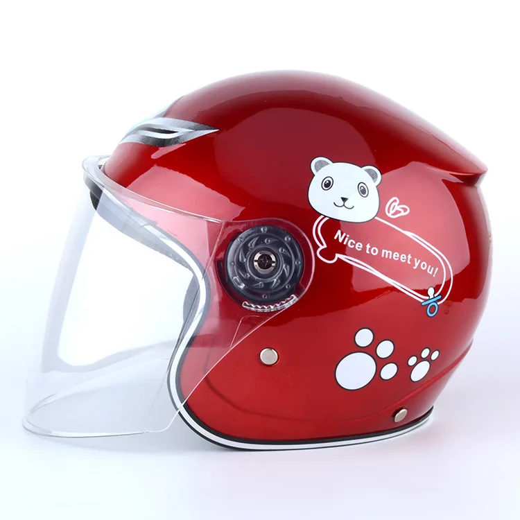 Wholesale factory price half face motorcycle safety bike helmet for child