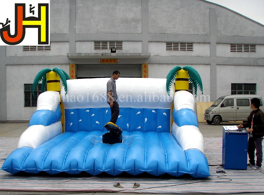 Inflatable mechanical surf simulator inflatable surfboard paddle surf board