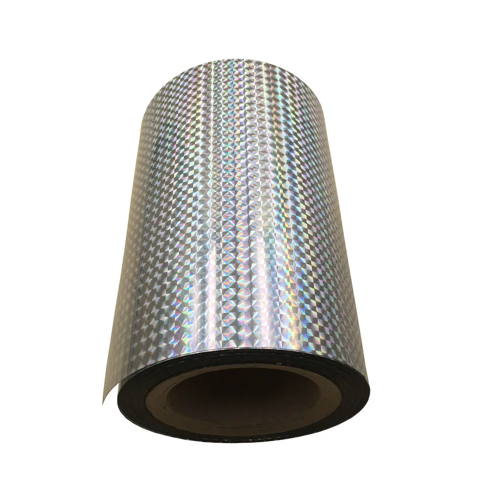 PET printing labels transparent hologram foil rainbow pet film label