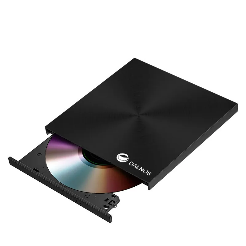 
External stainless steel portable DVD player 