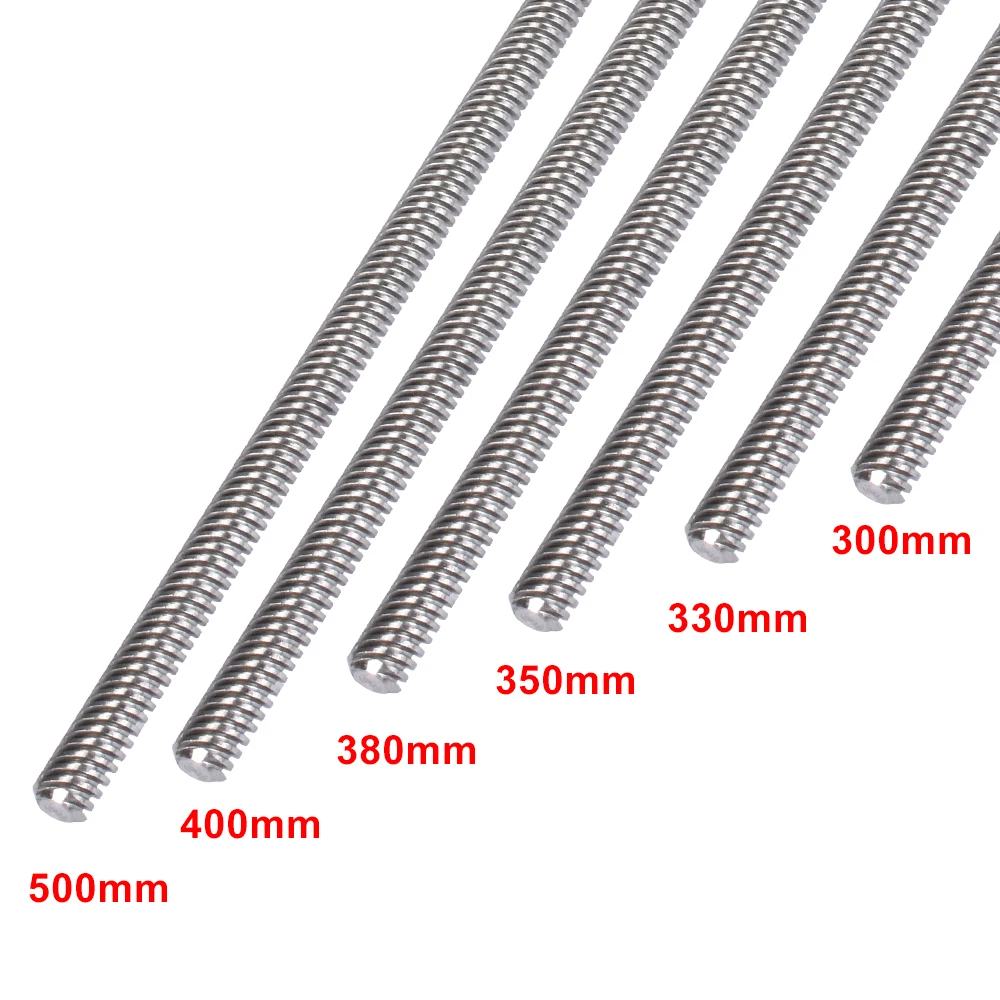 
BIQU 3D Printer T8 8MM Thread Length 350mm Trapezoidal Spindle Screw with Copper Nut 