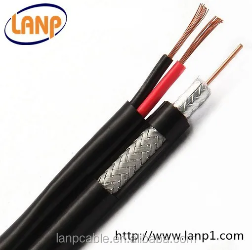 CCTV коаксиальный кабель RG-6/U 95% щит WTIH питания экономичный
