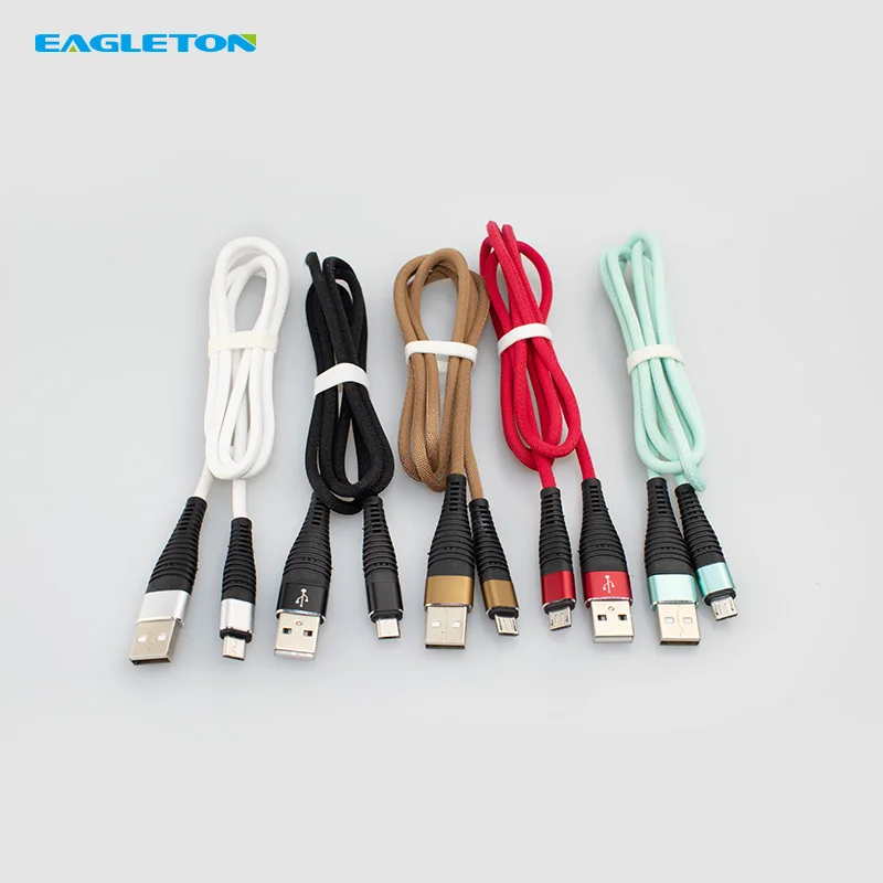 High quality fast type c charging two way usb cable