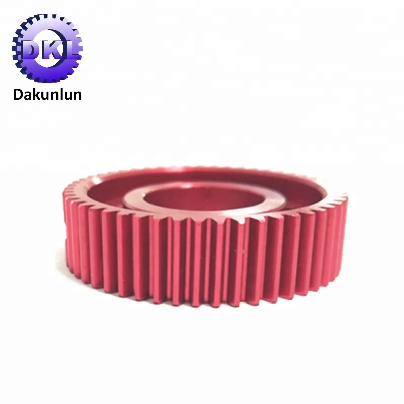Специальная высокоточная красная анодированная алюминиевая зубчатая шестерня
