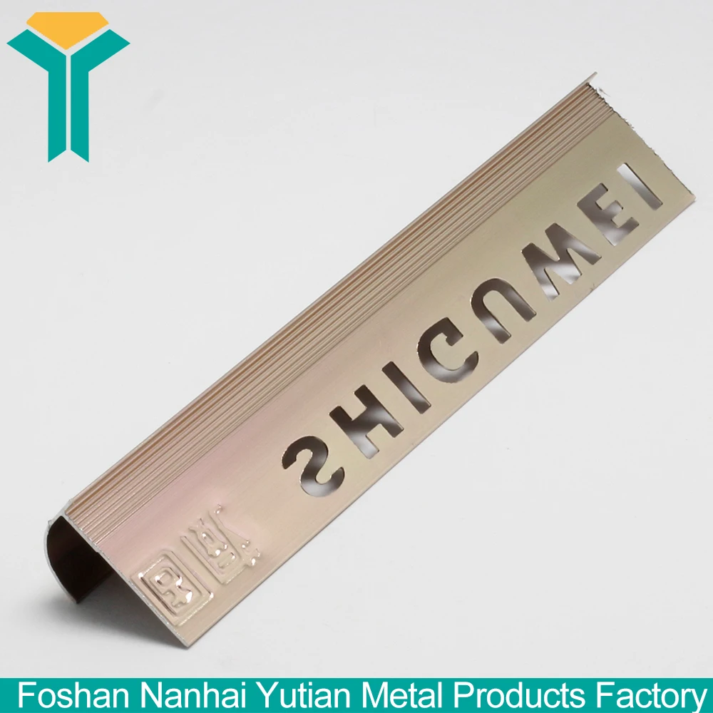 Aluminum profile flexible metal edge trim ceramic tile to floor ceramic Tile Trim