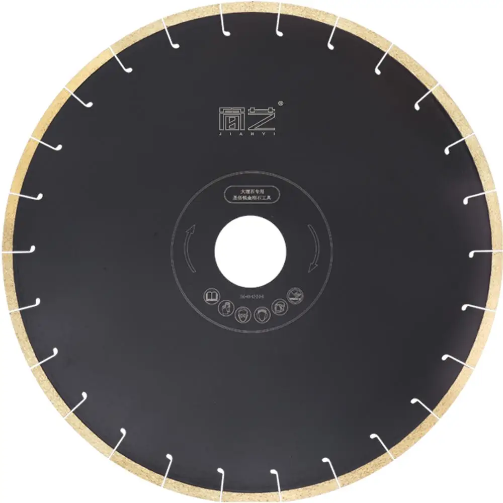 250mm-600mm diamond cutting marble saw blade from Ezhou, Hubei factory