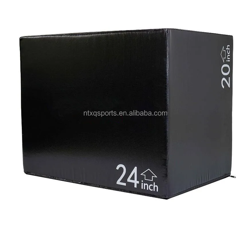 Chinese supplier reliable crossfit 3-in-1 soft foam wood jump box