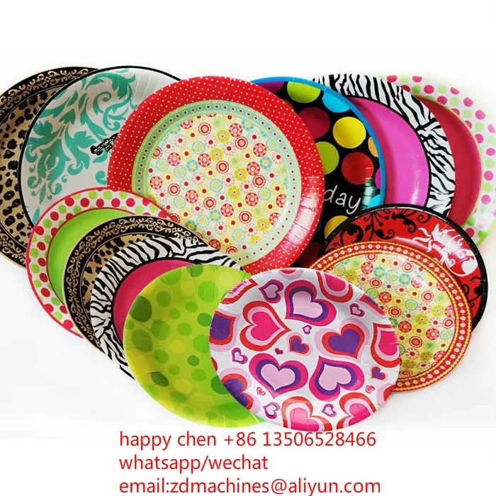 Paper Folding Machine Processing Type and New Condition paper plate making machine price